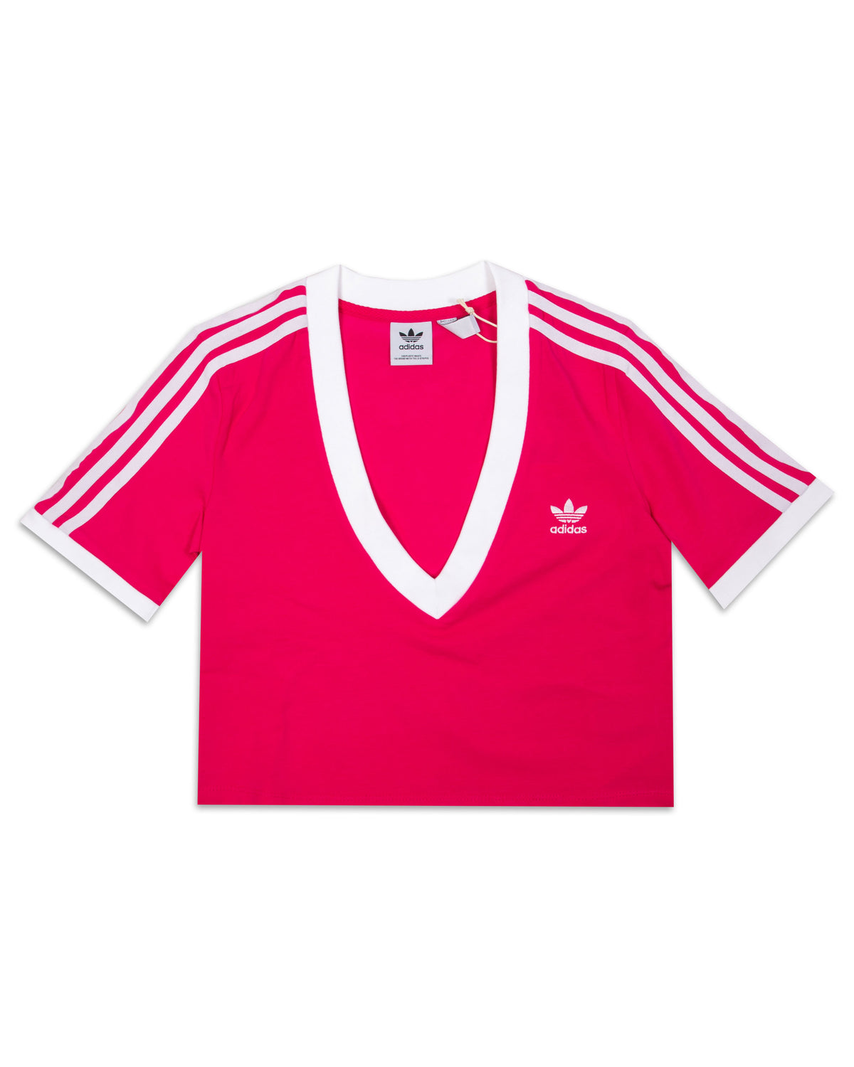 Woman Crop Tee Adidas Fuxia