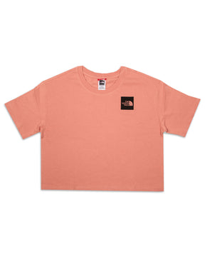 T-Shirt Crop Donna The North Face Rosa