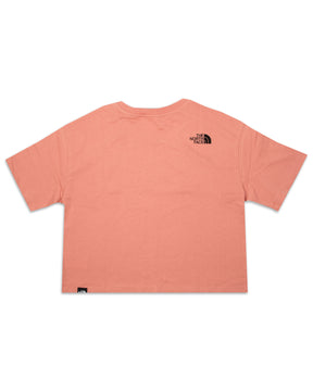 T-Shirt Crop Donna The North Face Rosa