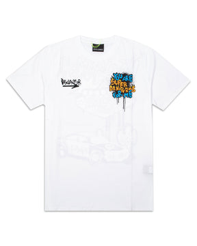 T-Shirt Disclaimer Uomo Bianco
