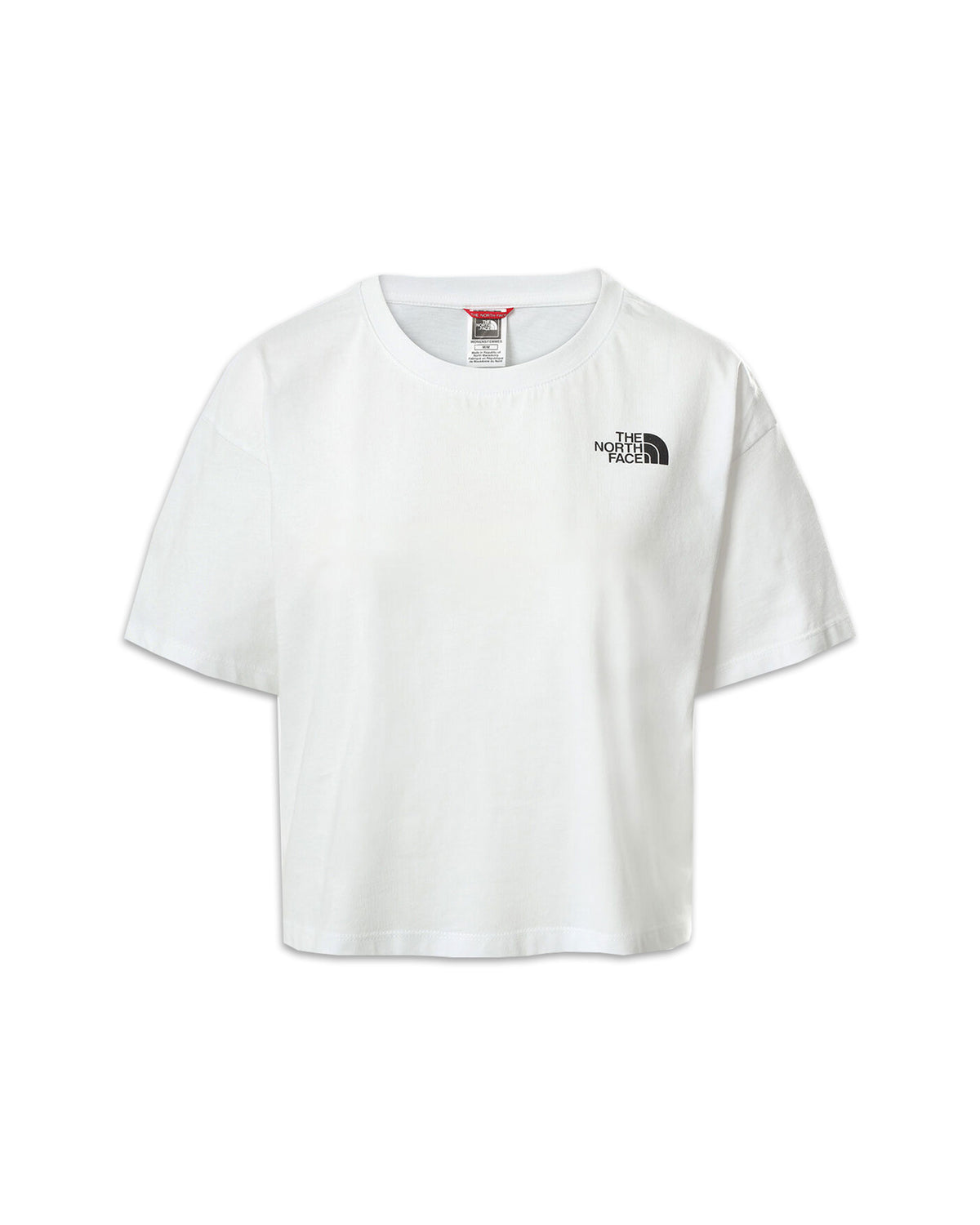 Woman Tee The North Face Cropped Simple Dome White