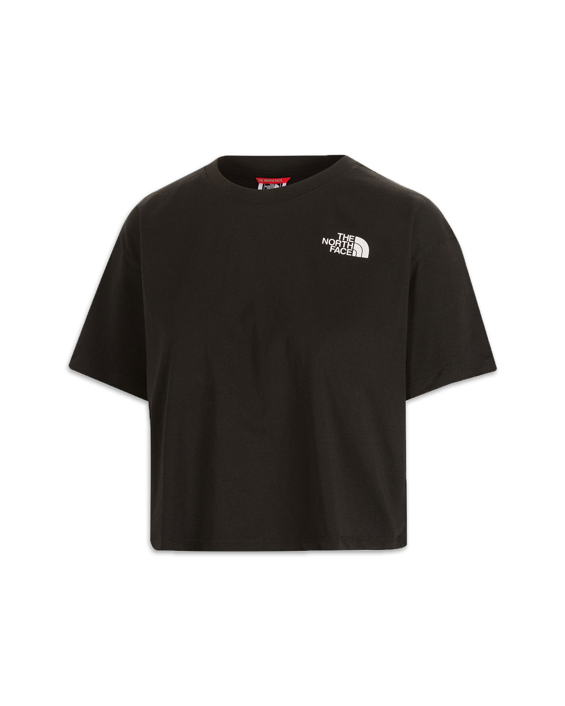 Woman Tee The North Face Cropped Simple Dome Black