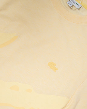 T-Shirt Lacoste Piquet Big Logo Gialla