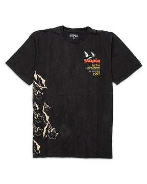 T-Shirt Staple Vernon Embroidered 2111C6698-Black