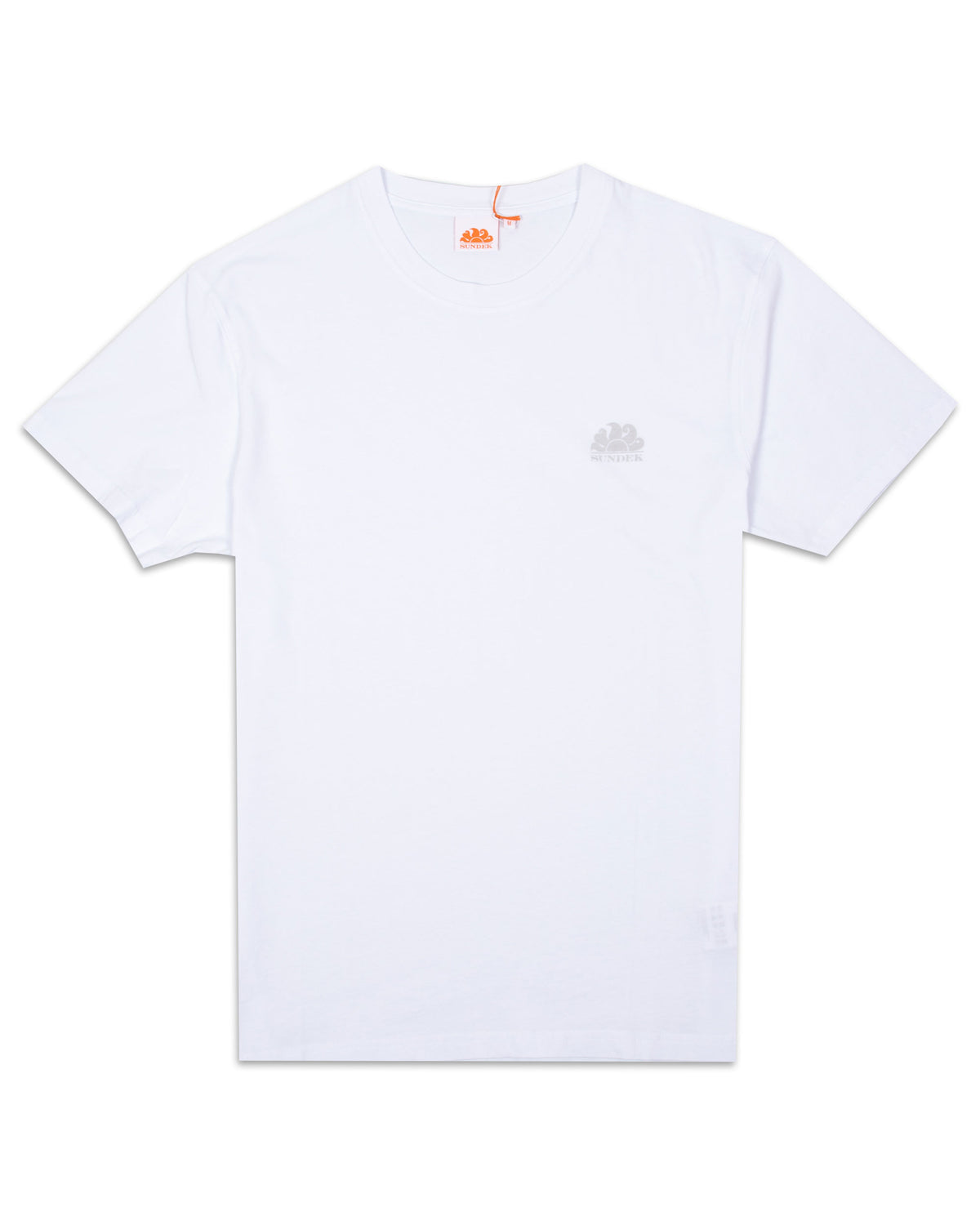 T-Shirt Uomo Sundek Basic Logo Bianca