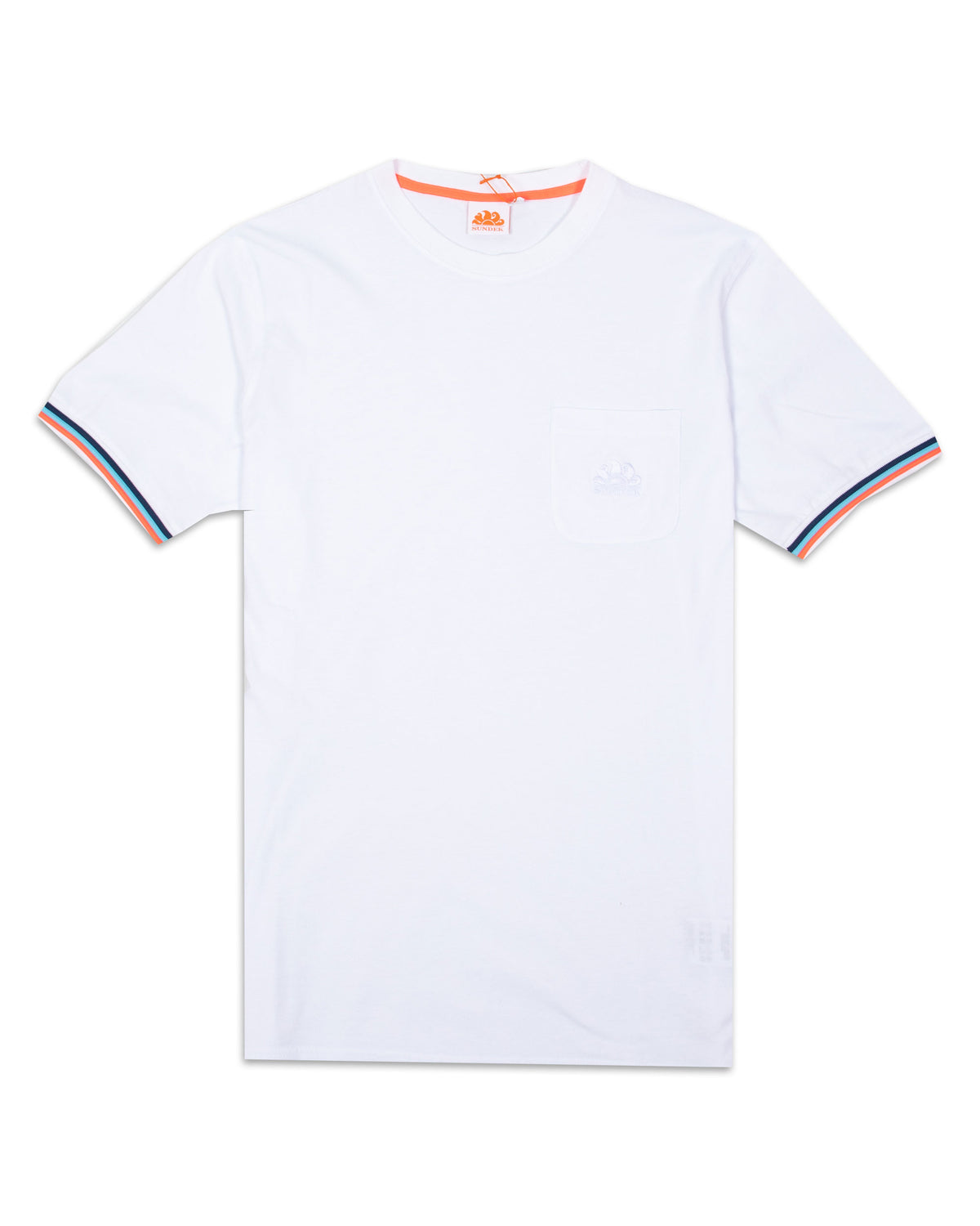 Man Tee Sundek Pocket White