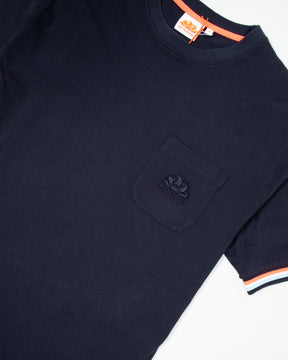 T-Shirt Uomo Sundek Pocket Tee Blu