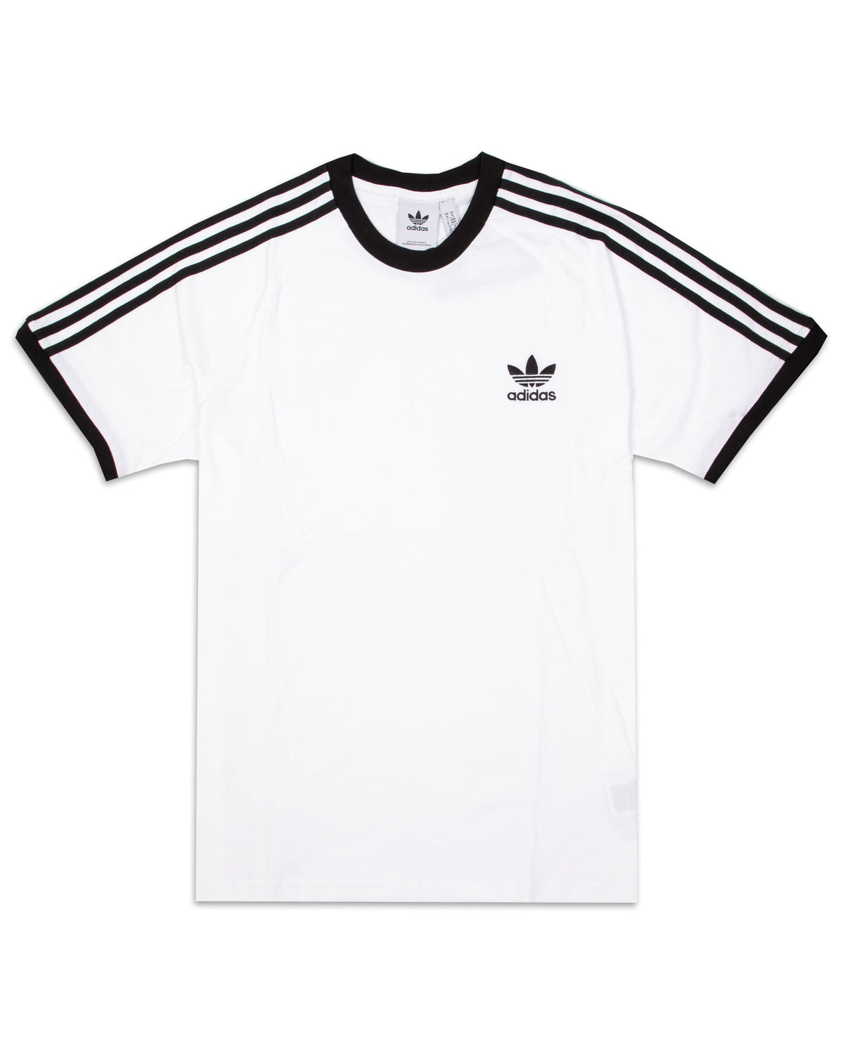 Man Tee Adidas 3 Stripes White