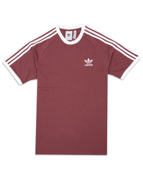 T-Shirt Uomo Adidas 3 Stripes Bordeaux