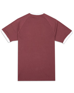 T-Shirt Uomo Adidas 3 Stripes Bordeaux