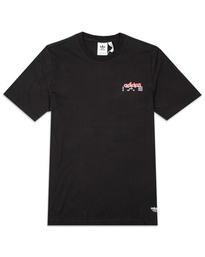 T-Shirt Uomo Adidas Behind Nero