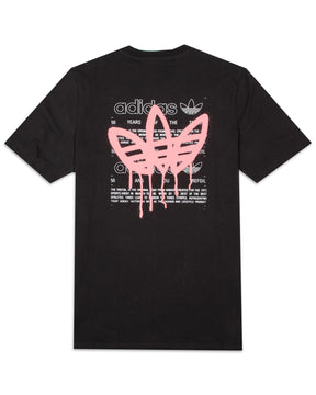 T-Shirt Uomo Adidas Behind Nero