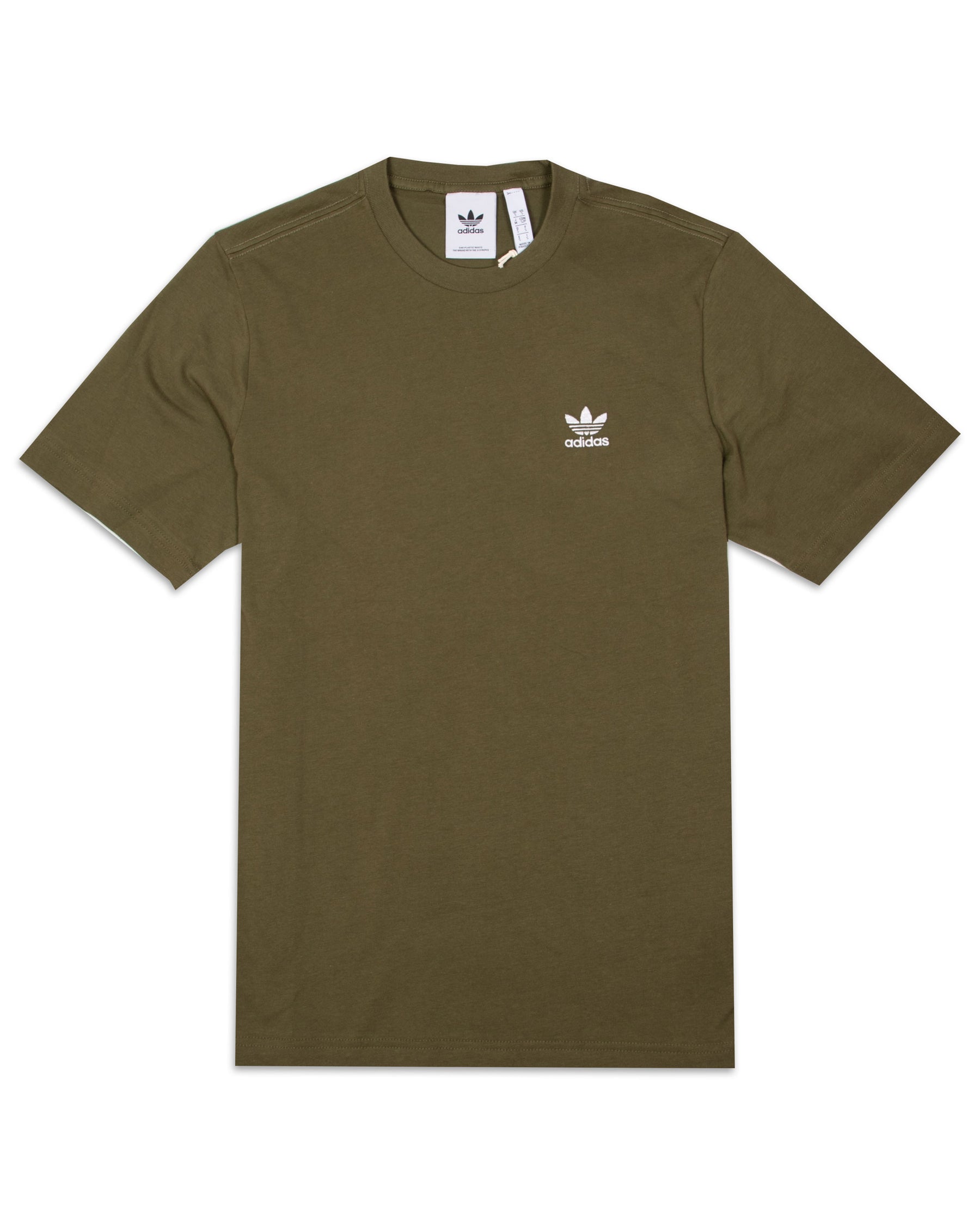 T-Shirt Uomo Adidas Essential Verde Militare
