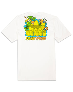 T-Shirt Uomo Adidas Stokd Flowe Bianco