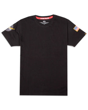 T-Shirt Uomo Alpha Industries Nasa Nera
