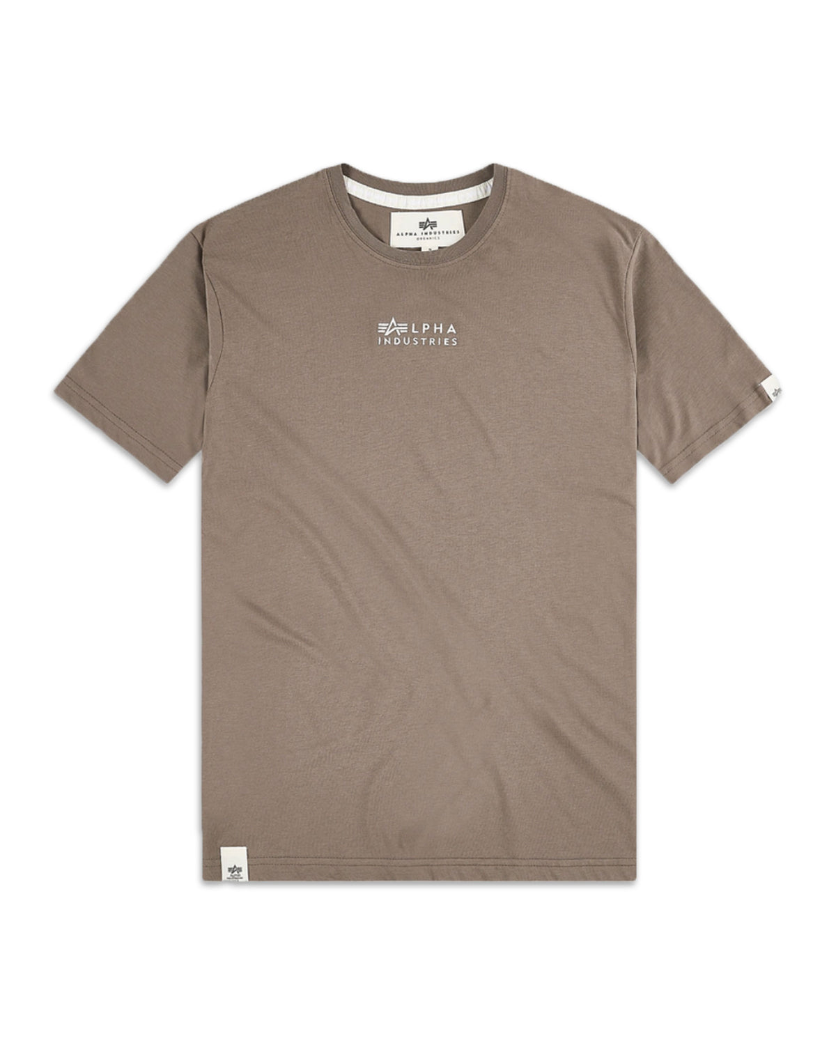 Man Tee Alpha Industries Organics EMB Brown