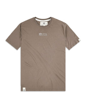 T-Shirt Uomo Alpha Industries Organics EMB Brown