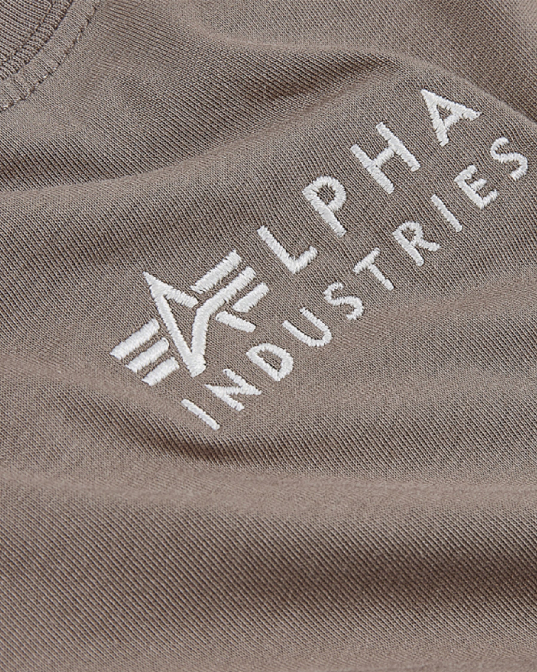 T-Shirt Uomo Alpha Industries Organics EMB Brown