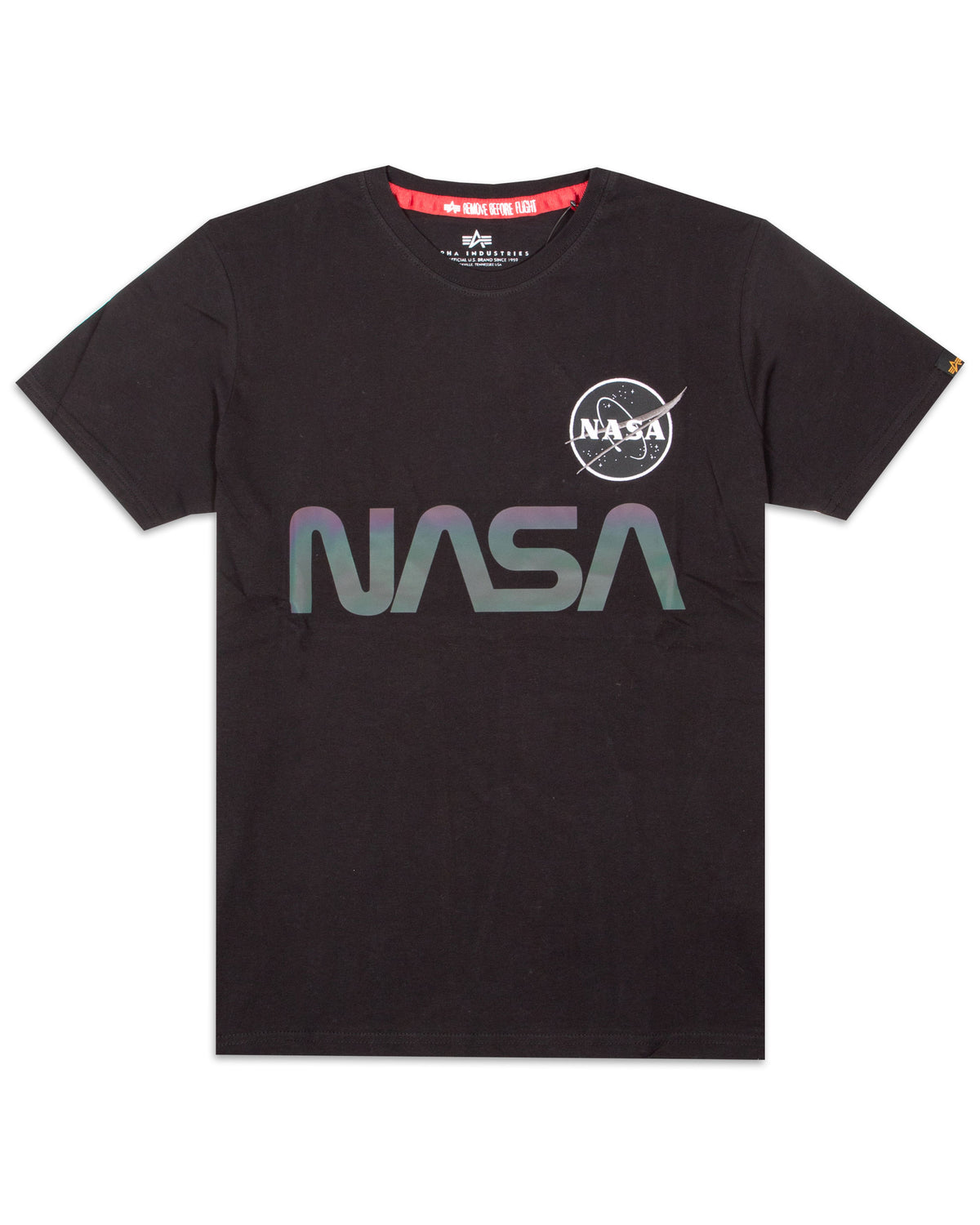 T-Shirt Uomo Alpha Industries Raimbow Nasa