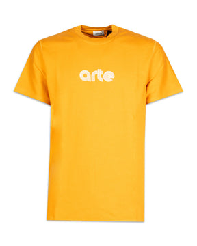 T-Shirt Uomo Arte Antwerp 3D Front Bauhaus Logo Arancio