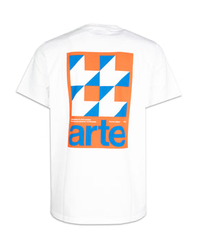Man Shirt Arte Antwerp Back Print White