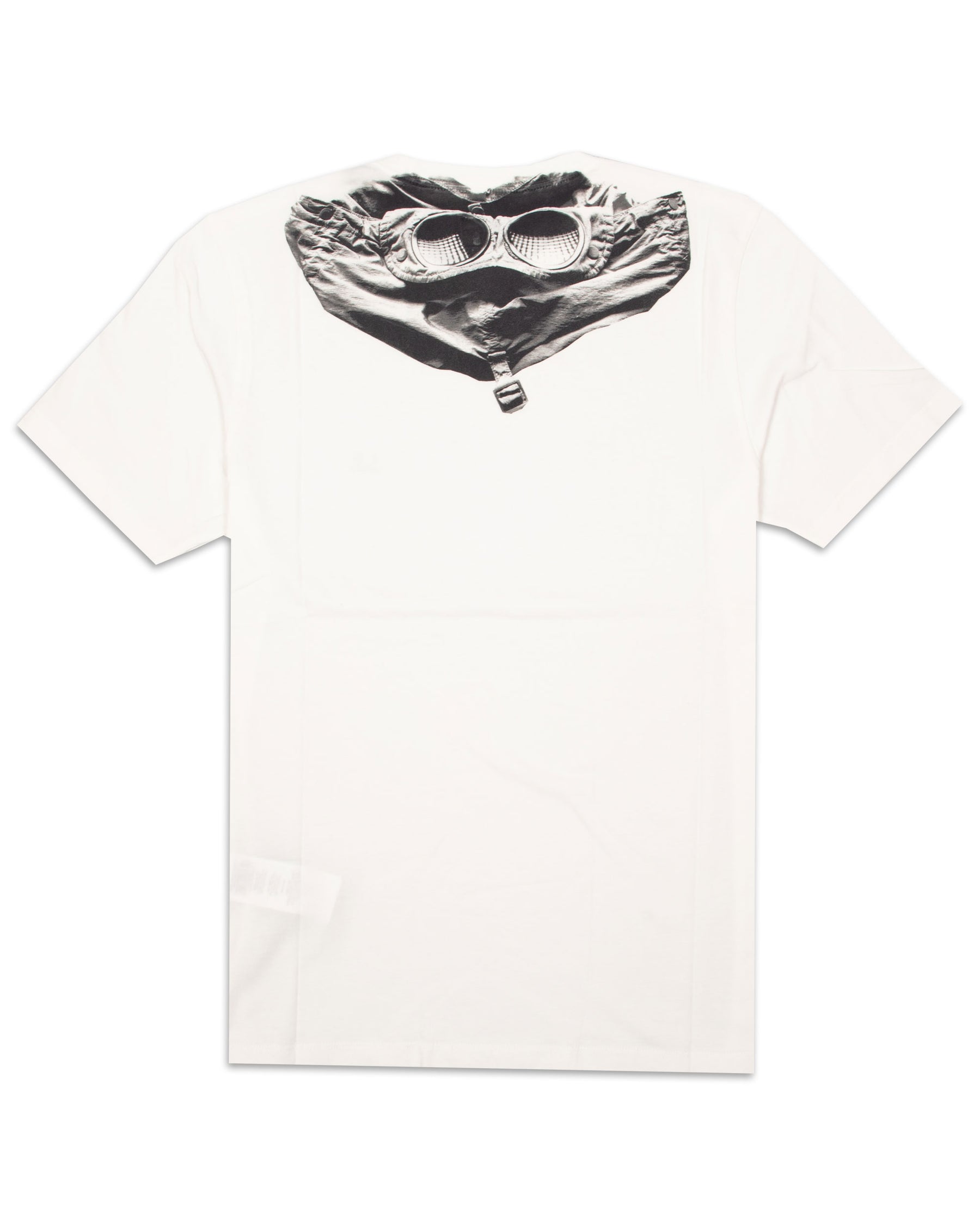 T-Shirt Uomo CP Company Google Graphic Bianco