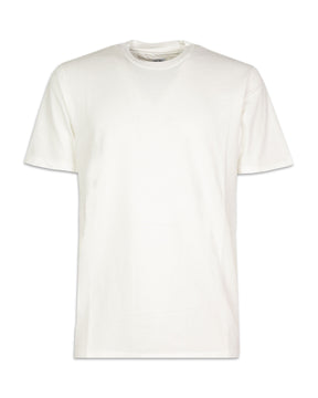 T-Shirt Uomo CP Company Jersey Logo Gauze White