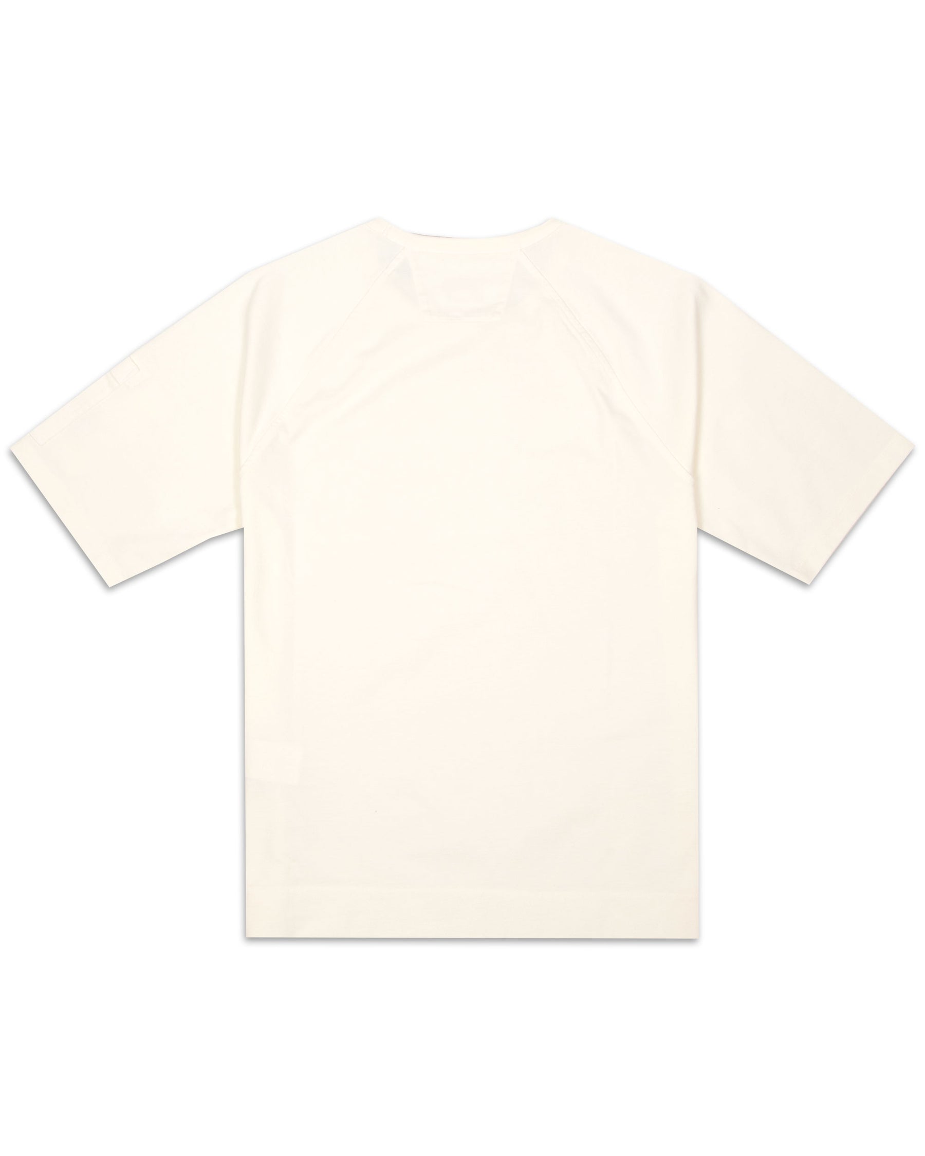 T-Shirt Uomo CP Company Pocket Gauze White
