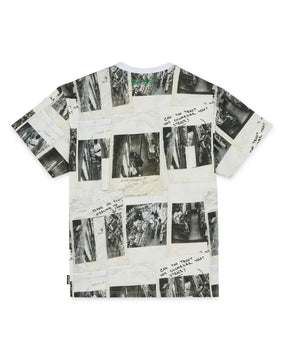 Man Tee Iuter Shame Allover White