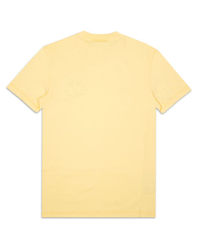 Man Tee Lacoste Small Logo Yellow