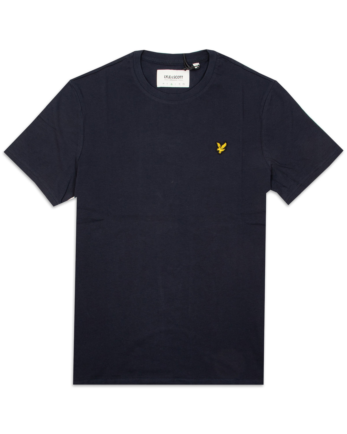 Man Tee Lyle And Scott Classic Logo Blue Plain