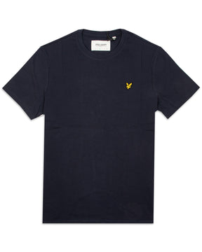 T-Shirt Uomo Lyle And Scott Classic Logo Blu Plain