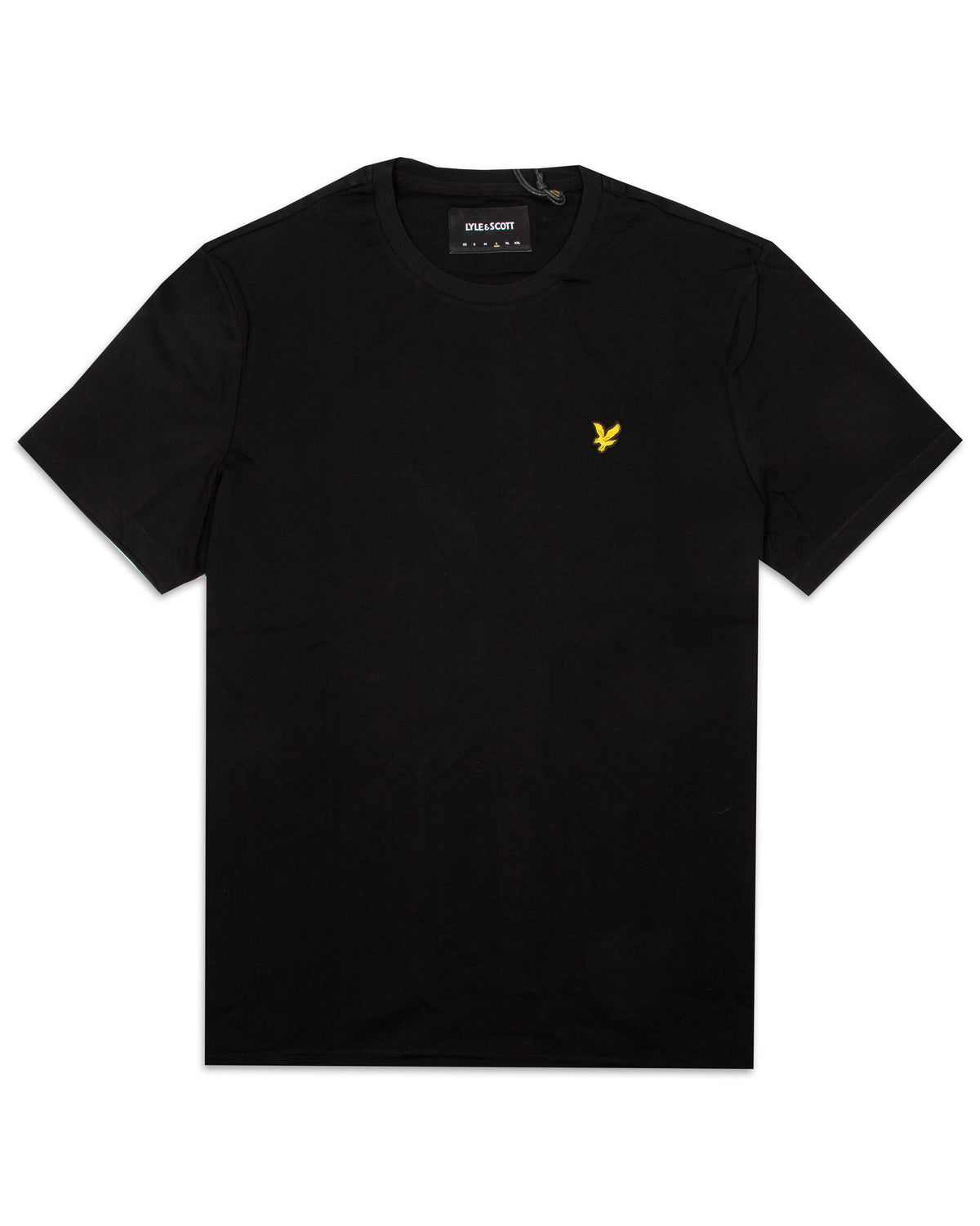 Man Tee Lyle And Scott Classic Logo Plain Black