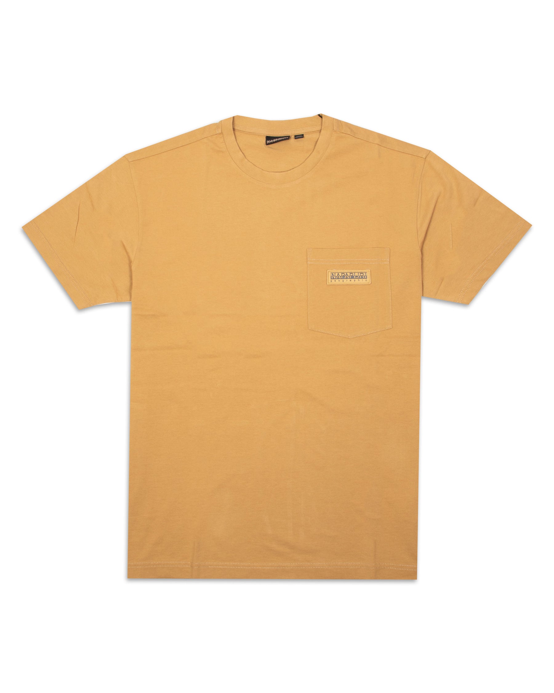 T-Shirt Uomo Napapijri S-Morgex Pocket Marrone