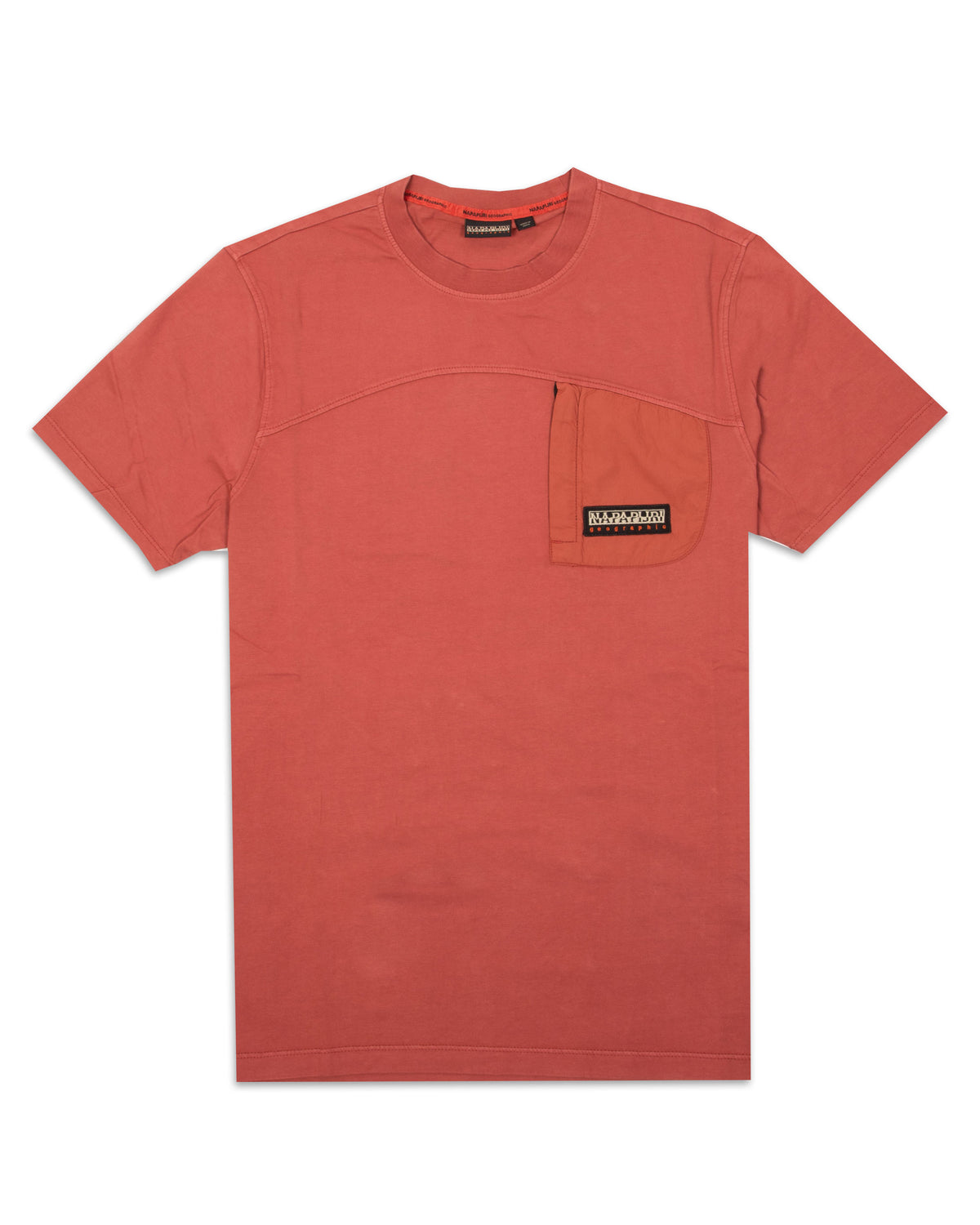 T-Shirt Uomo Napapijri S-Noasca Pocket Rossa