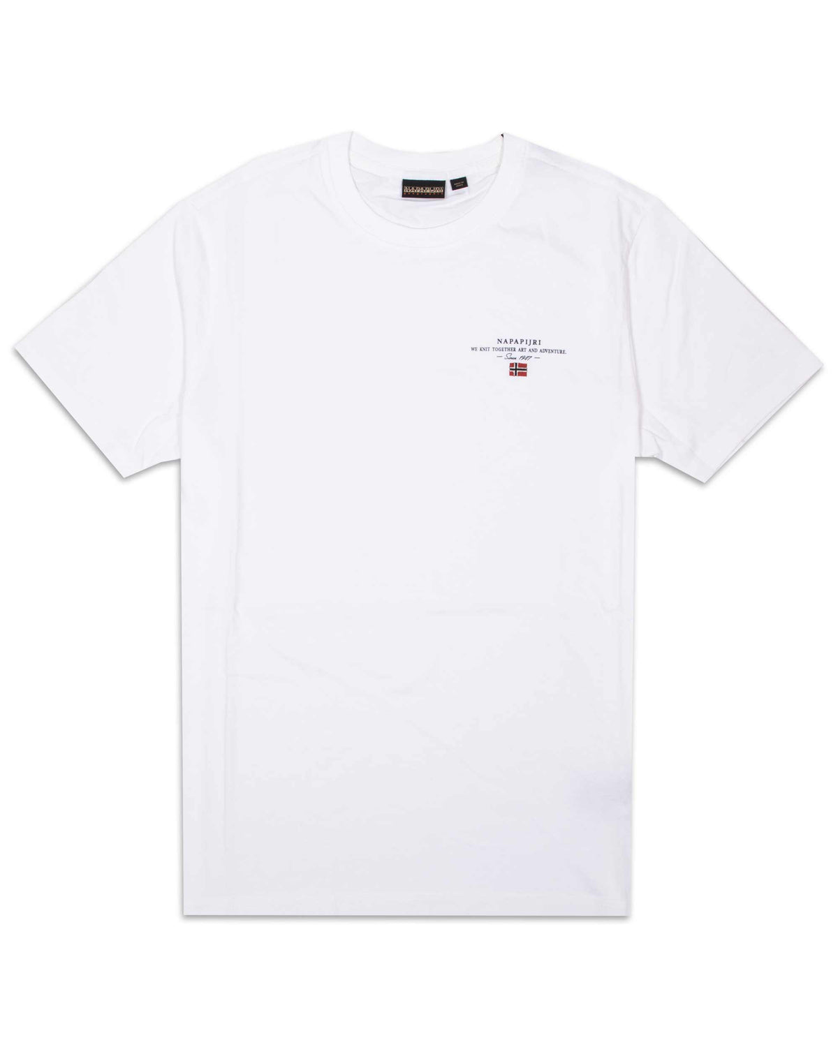 Man Tee Napapijri Selbas White