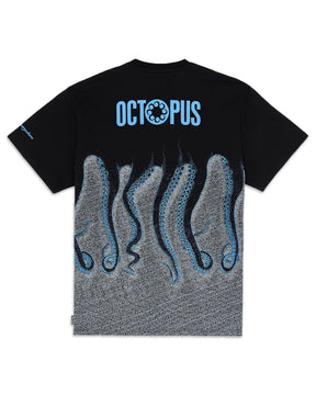 T-Shirt Uomo Octopus Everywhere Black