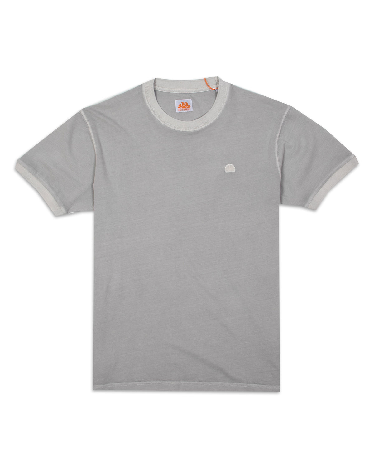 Man Tee Sundek Small Logo Silver