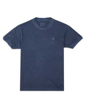 T-Shirt Uomo Sundek Small Logo Blu Stinto