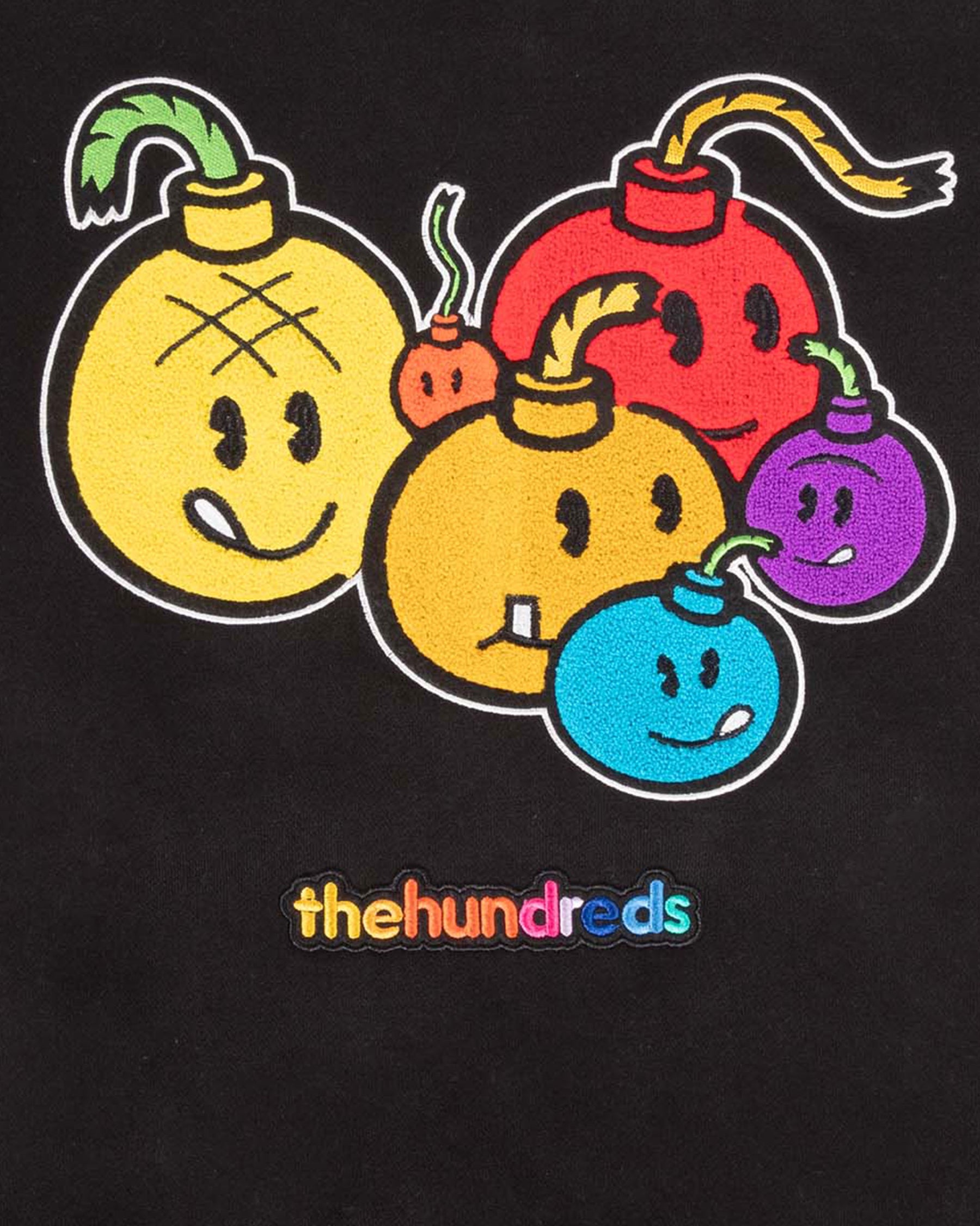 Man Tee The Hundreds Froots Black