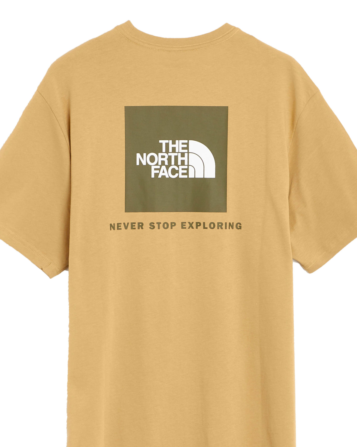 Man Tee The Nort Face Red Box Tee Khaki Stone