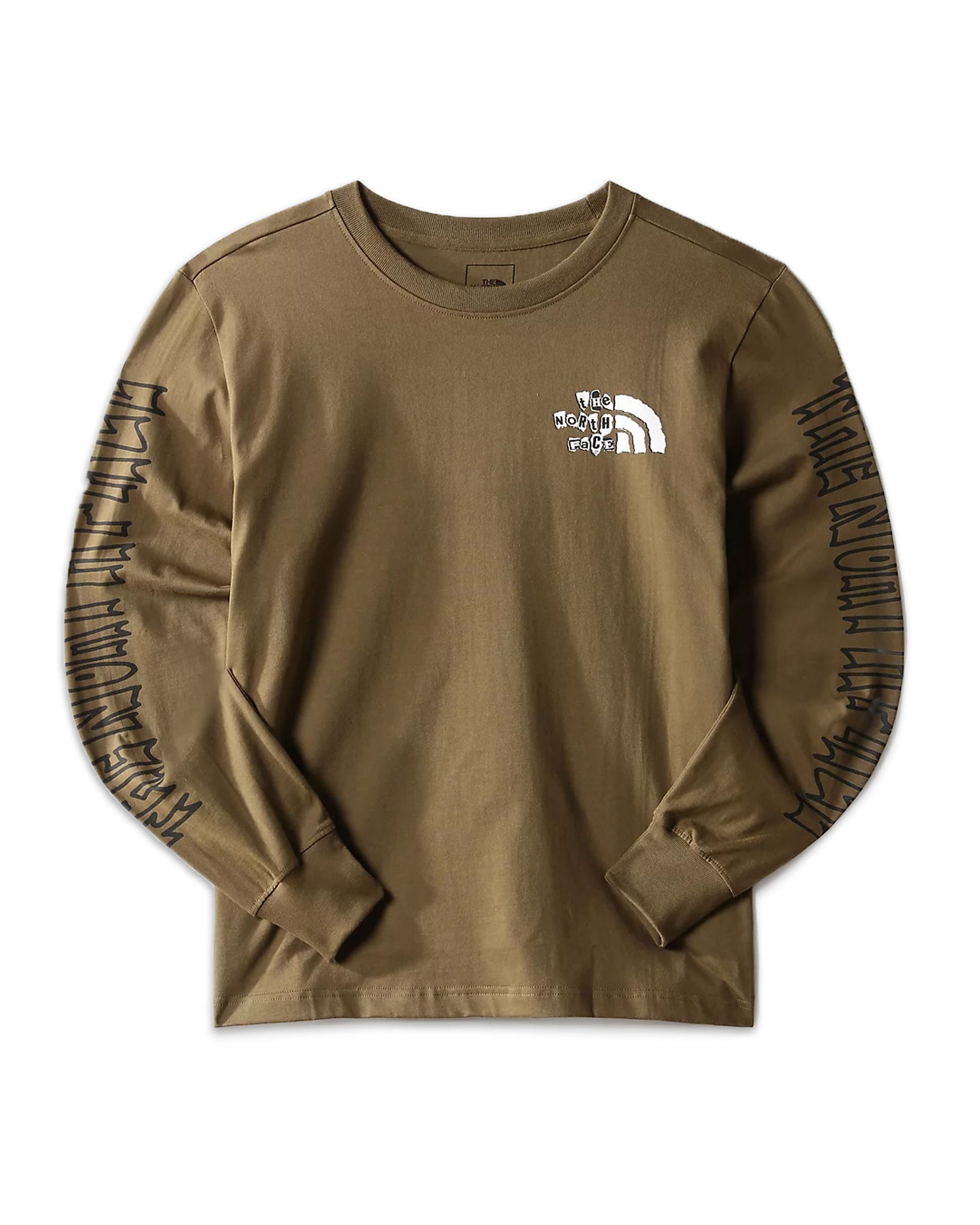 Man Tee The North Face Printed Heavyweight Military Olive