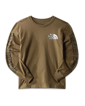 T-Shirt Uomo The North Face Printed Heavyweight Tee Military Olive