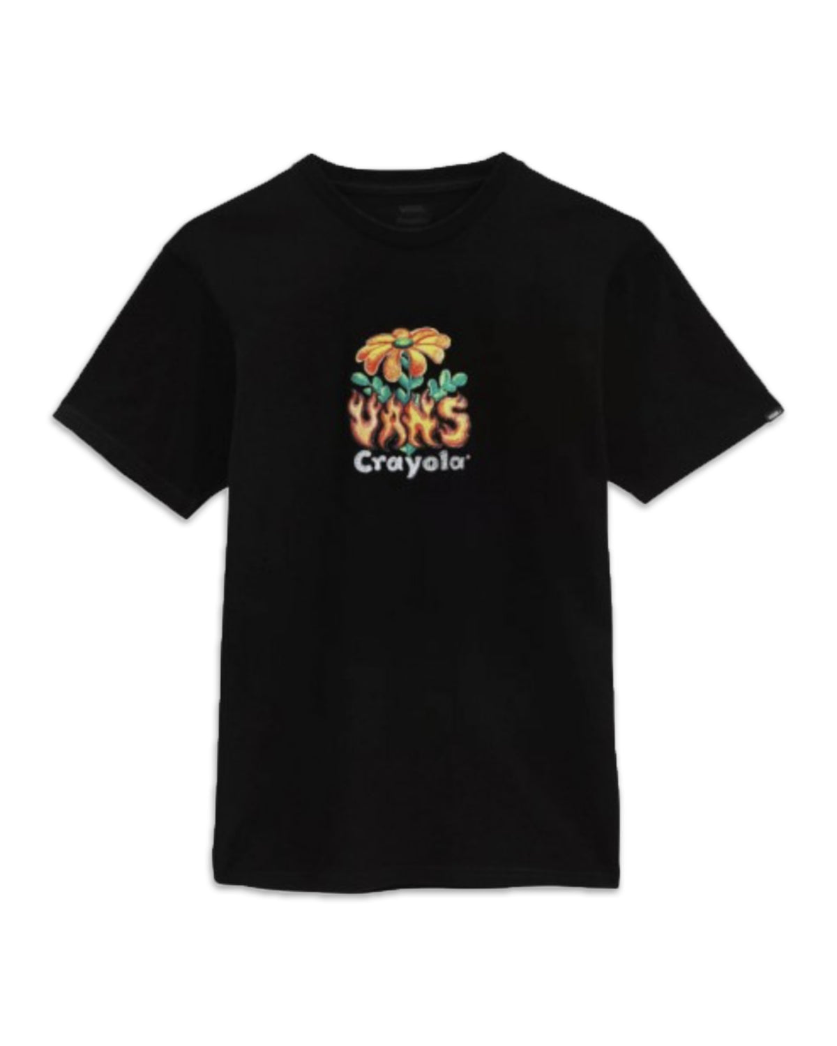 T-Shirt Vans X Crayola Hot Flower Nero