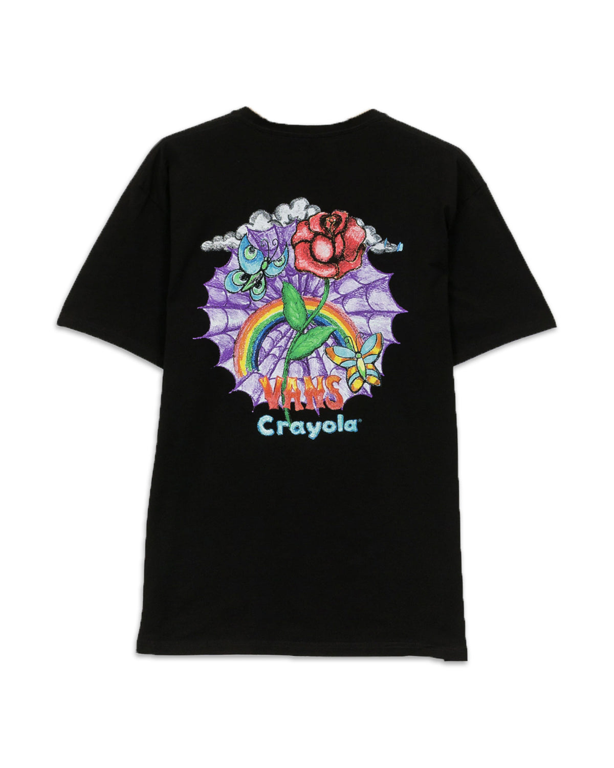 T-Shirt Vans X Crayola Rainbow Nero
