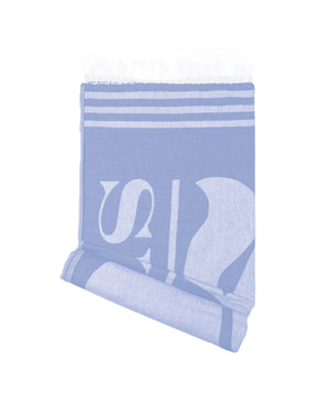 Beach Towel Sundek Basic Fouta Clear Blue