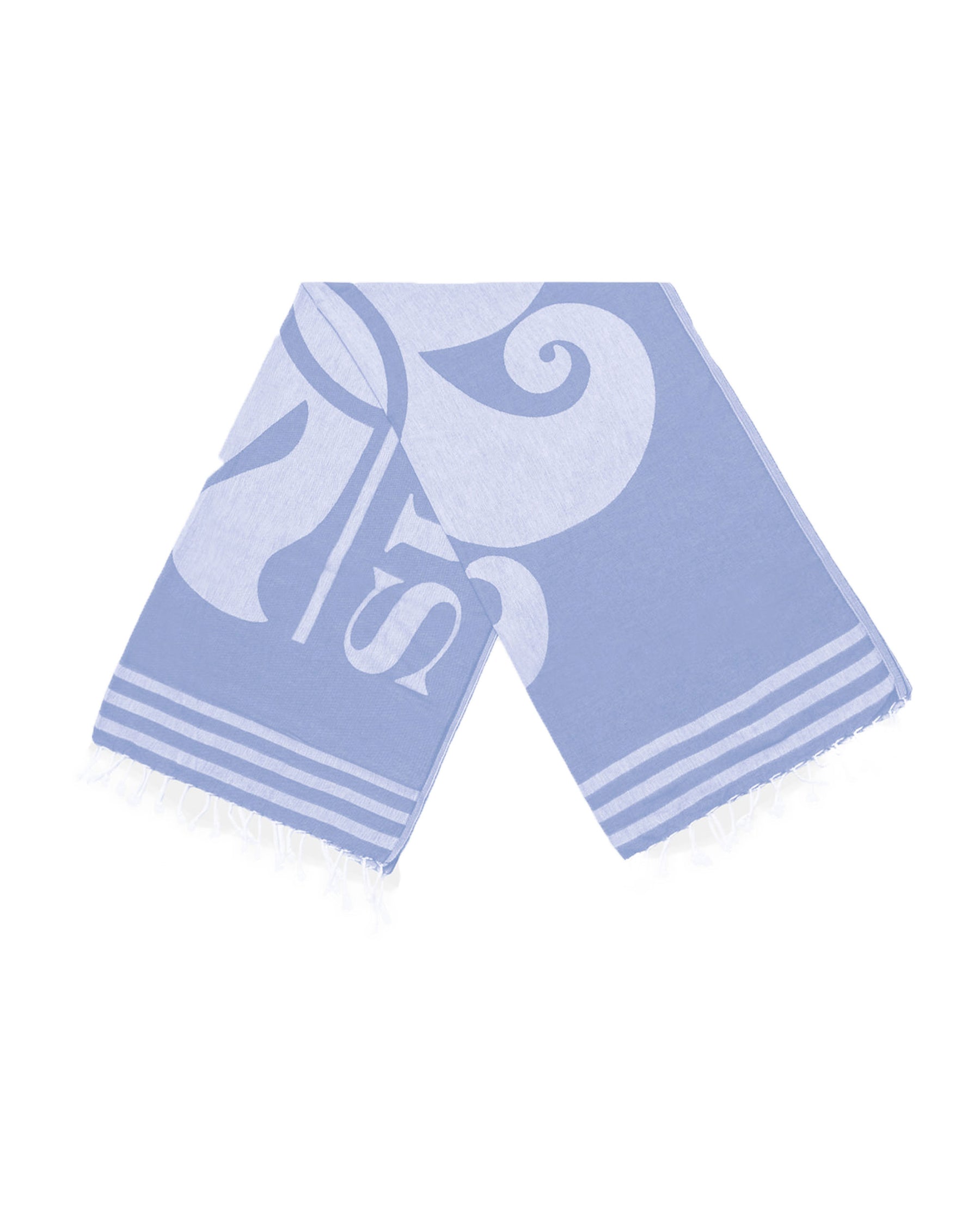 Beach Towel Sundek Basic Fouta Clear Blue