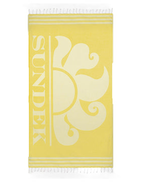 Beach Towel Sundek Basic Fouta Yellow