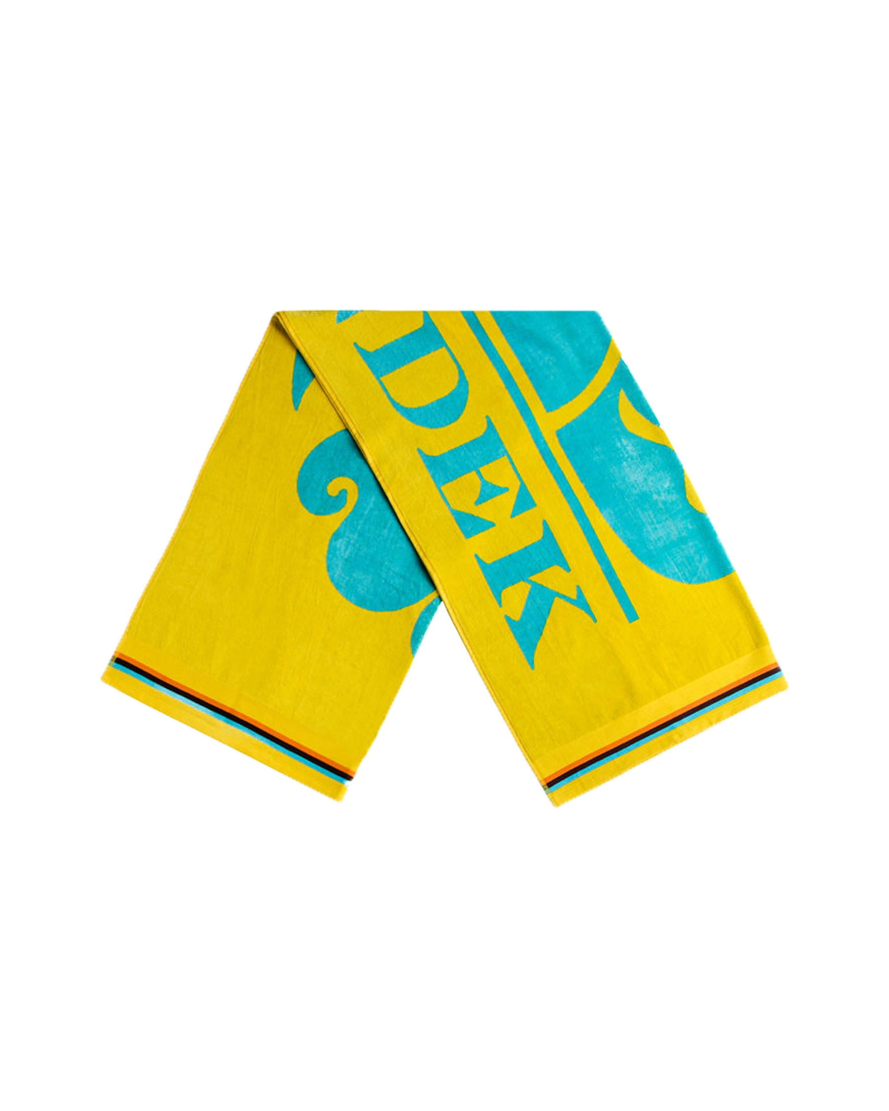 Beach Towel Sundek New Classic Logo Yellow