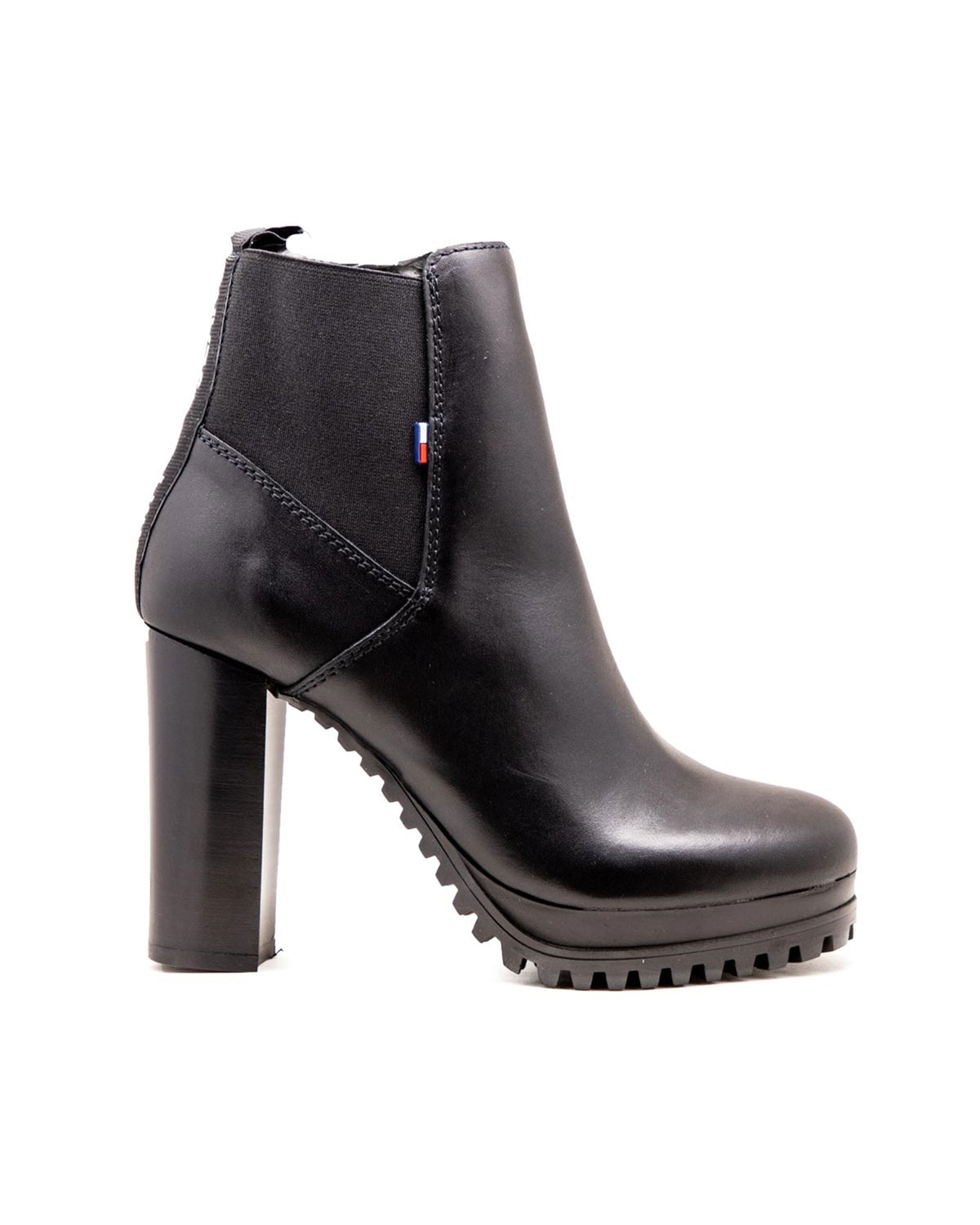 Essential Cleated Heeled Boot Leather Tommy Jeans EN0EN01075-BDS